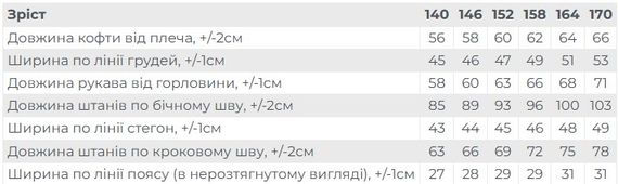 Костюм для дівчинки (підлітковий) Носи своє 140 Сірий (p-16243-186952) | Зображення 2