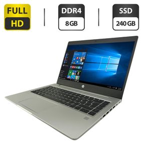 Ультрабук HP ProBook 440 G6 / 14" (1920x1080) IPS / Intel Core i5-8250U (4 (8) ядра по 1.6 - 3.4 GHz) / 8 GB DDR4 / 240 GB SSD / Intel HD Graphics 620 / WebCam б/в