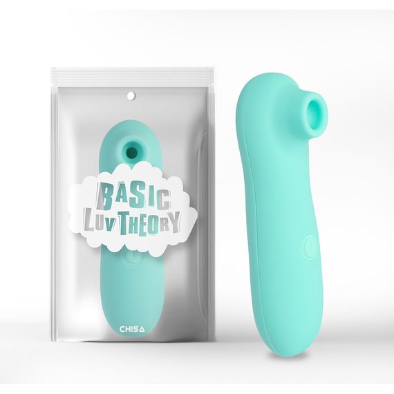 Вакуумний вібратор Chisa Irresistible Touch, бірюзовий Sex Aura