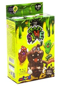Уцінка. Набір для дослідів "Crazy Slime - Лизун своїми руками" (шоколадний) - РОЗІРВНА УПАКОВКА