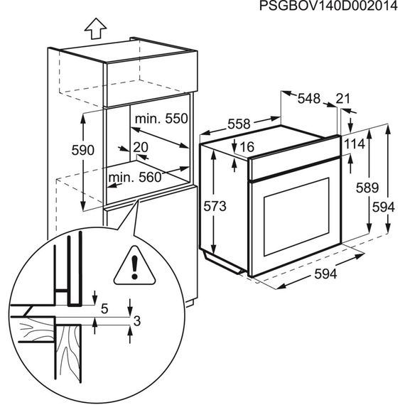 Духовой шкаф Electrolux EOA 5220 FOR (EOA5220FOR) | Зображення 3