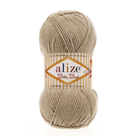 Пряжа Alize Baby Best No 256 (Алізе Бебі Бест) – 10% Бамбук, 90% Антипілінг Акрил, 100г/240м