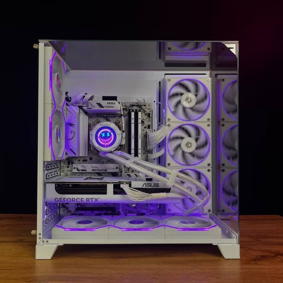 Збірка на замовлення: ПК GameMax Infinity Pro White Tower / AMD Ryzen 7 7800X3D (8 (16) ядер по 4.2 - 5.0 GHz) / 32 GB DDR5 / 2000 GB SSD M.2 / nVidia GeForce RTX 5070, 12 GB GDDR7, 192-bit / 850W | Зображення 5