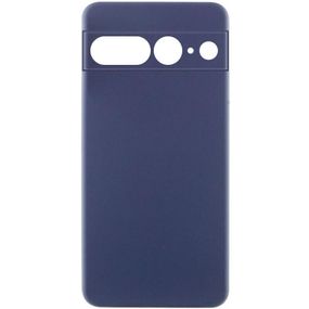 Чохол TPU GETMAN Liquid Silk Full Camera для Google Pixel 7 Pro Синій / Midnight Blue