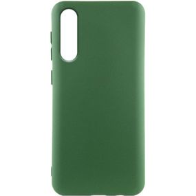 Чехол TPU GETMAN Liquid Silk для Samsung Galaxy A50 (A505F) / A50s / A30s Зеленый / Dark green