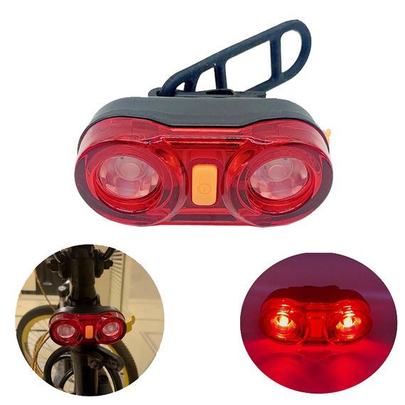 Яркий задний свет для велосипеда DMFL-535-2LED STOP, Светоотражатель на вело, Фонарь задний вело JI-44 | Зображення 1