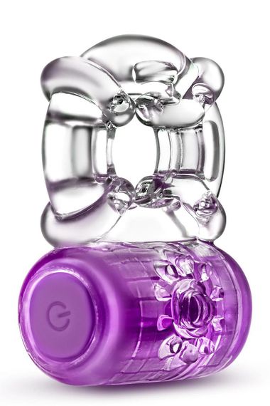 Ерекційне віброкільце PLAY WITH ME ONE NIGHT STAND VIBRATING C-RING PURPLE Sex Aura