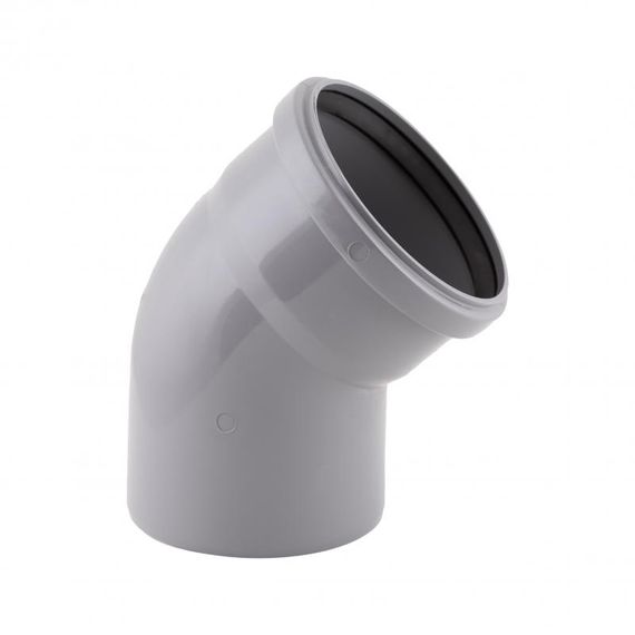 Коліно каналізаційне PPR TA Sewage 110, 45° TASEBPP45110