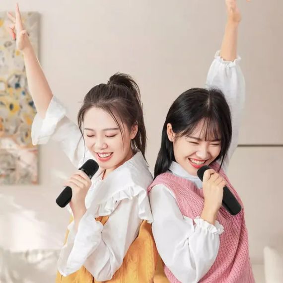 Портативна Bluetooth колонка K18 з LED підсвічуванням 2 мікрофони чорний | Зображення 2