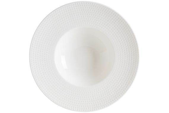 Тарілка для пасти Bonna Pure Dot S-PRDBNC28CK 28 см біла