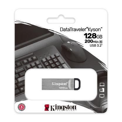 Накопитель Kingston 128GB USB 3.2 Gen1 DT Kyson (DTKN/128GB) | Зображення 2