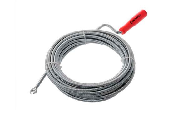 Трос для чистки труб Intertool - 9мм x 10м с наконечником (HP-1007) | Зображення 1