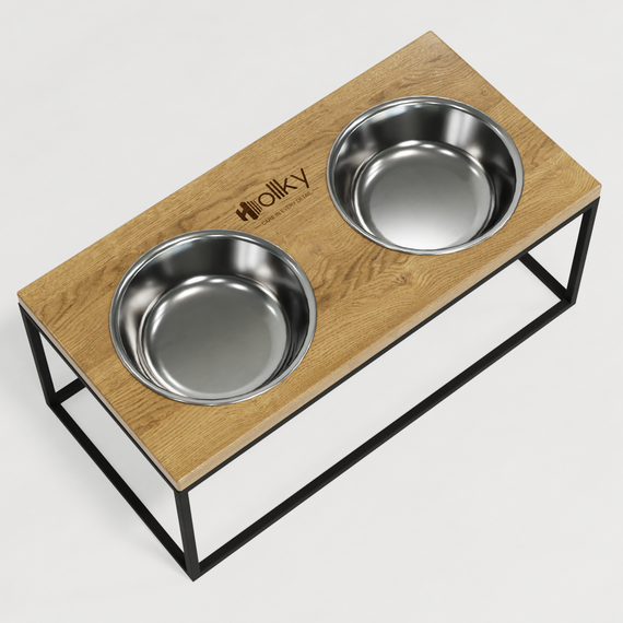 Миски на підставці для великих собак Hollky Base XL20 (2 × 1,8 л) BXL20-522620-BLNT | Зображення 4