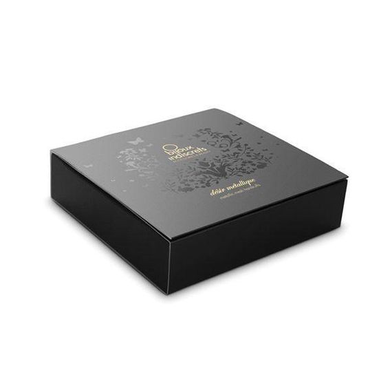 Наручники Bijoux Indiscrets Desir Metallique Handcuffs - Black, металеві, стильні браслети Sex Aura | Зображення 2