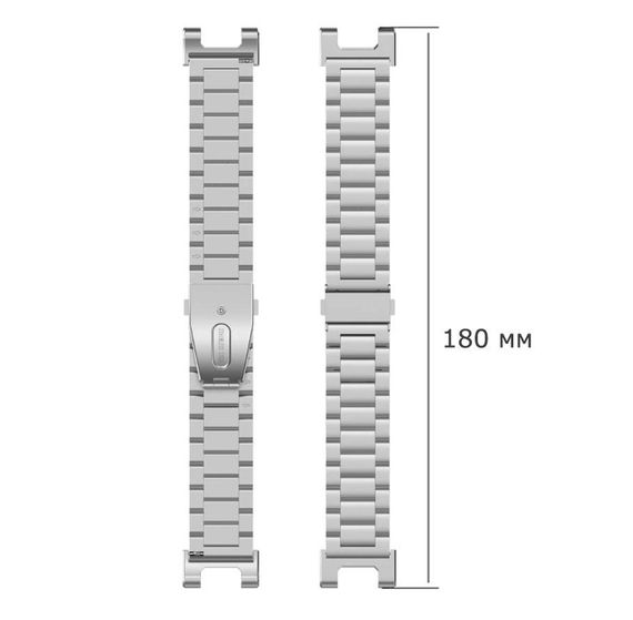 Металевий ремінець Primolux для смарт-годинника Xiaomi Amazfit T-Rex (A1918 / A1919) / T-Rex Pro - Silver | Зображення 4