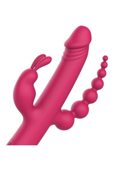 Вібратор із 4 стимулюючими кінцями Dreamtoys Anywhere Pleasure Vibe Essentials, рожевий Sex Aura | Зображення 4