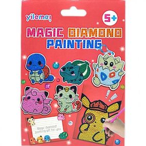 Уцінка. Алмазна мозаїка "Magic Diamond Painting: Покемони" - Помята упаковка,