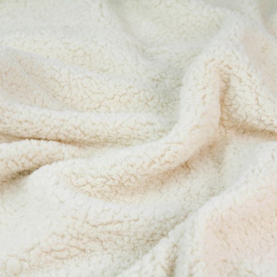 Плед-ковдра із шерпи і флісу молочний Love You 200 x 220 см | Зображення 5