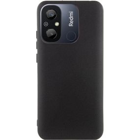 Чохол Candy Silicone для Xiaomi Redmi 12C колір Чорний