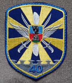 Шеврон 40 бригада тактичної авіації (кольоровий)