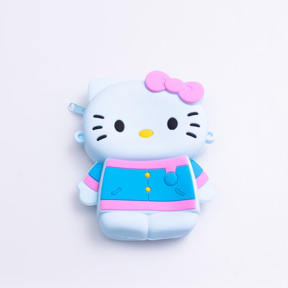 Детская силиконовая сумочка Hello Kitty 13*10*3 см HP-55-1BL | Зображення 1
