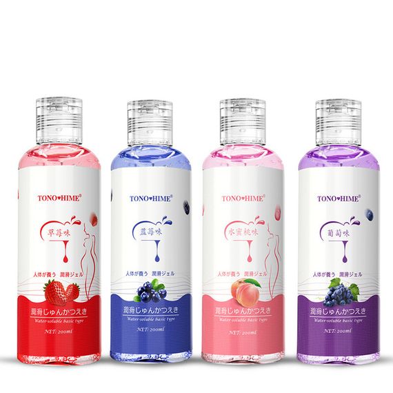 Їстівний інтимний гель Tono Hime зі смаком чорниці 200 ml | Зображення 7