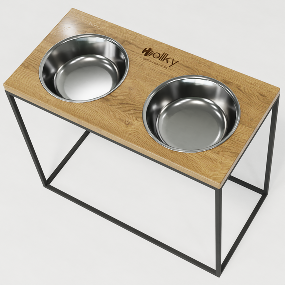 Миски на подставке для больших собак Hollky Base XL40 (2 × 1,8 л) BXL40-522640-GRNT | Зображення 9