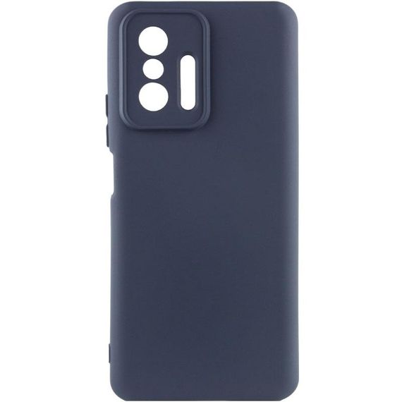 Чехол Silicone Cover Ummi Lakshmi Full Camera (AA) для Xiaomi 11T / 11T Pro Синий / Midnight Blue