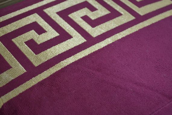 Махрове покривало 200х215см (Піке) Бордове | Зображення 3