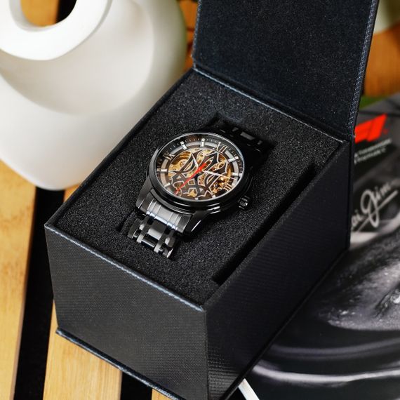 Класичний чоловічий годинник Awarder 025 Sharp All Black | Зображення 6