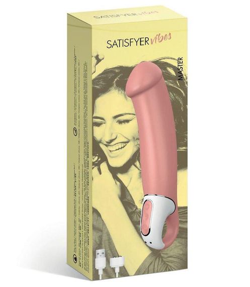 Мощный вибратор Satisfyer Vibes Master, гибкий литой силикон, 12 режимов работы, диаметр 46 мм Sex Aura | Зображення 4