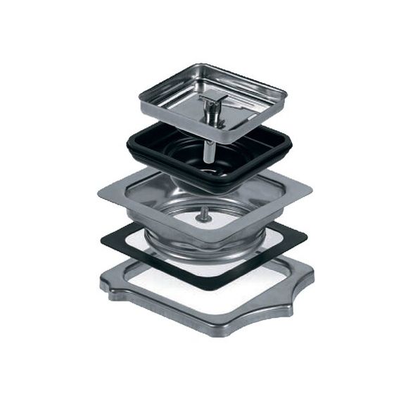 Сталевий квадратний адаптер Inox 8220.401.0505