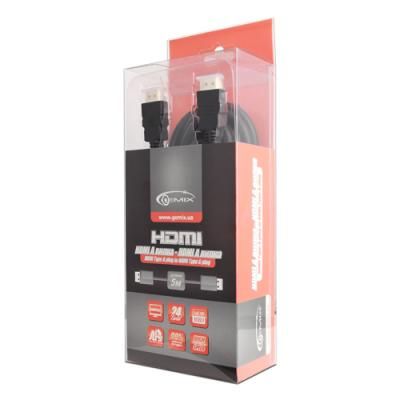 Кабель мультимедийный HDMI to HDMI 5.0m Gemix (Art.GC 1457) (Art.GC 1457) | Зображення 1