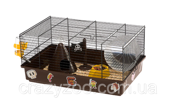 Клітка для хом'яків Ferplast Criceti 9 Pirates чорна 46х29.5х23 см 57009061