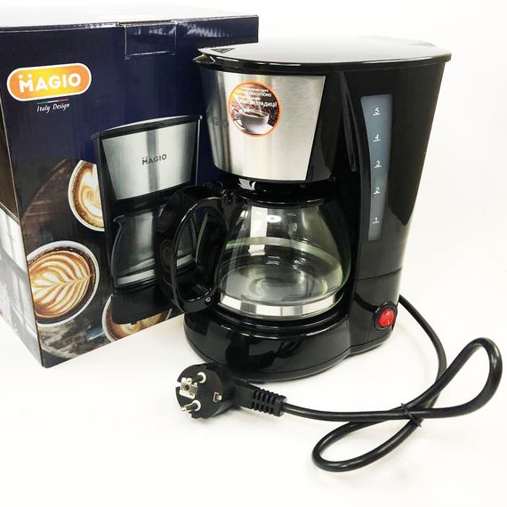 Капельная кофеварка MAGIO MG-964 650 Вт, Домашние кофеварки, Кофеварки электрические, Кофеварка для дома | Зображення 5