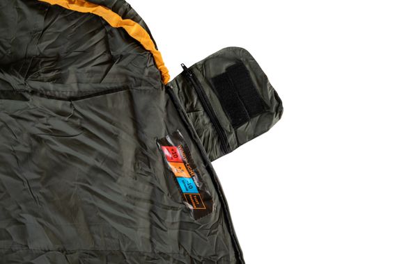 Спальний мішок Tramp Windy Light кокон правий yellow/grey 220/80-55 UTRS-055 | Зображення 7