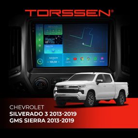 Штатна магнітола Torssen 2K Chevrolet Silverado 3 13-19 GMC Sierra 13-19 F9432 4G Carplay DSP