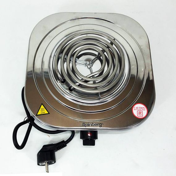 Переносная компактная электроплита Rainberg, Портативна електрична електроплита, Мини-плита для дома CN-49 | Зображення 6