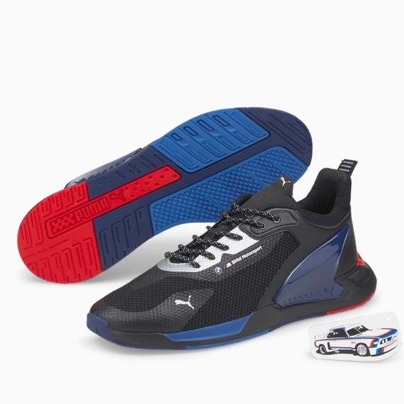 Кроссовки мужские Puma BMW M Motorsport ZenonSpeed 307041 03 (черный, повседневные, текстиль, бренд пума) | Зображення 3