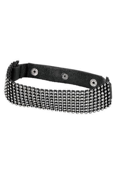 Чокер Bad Kitty Rhinestone Choker Черный One Size