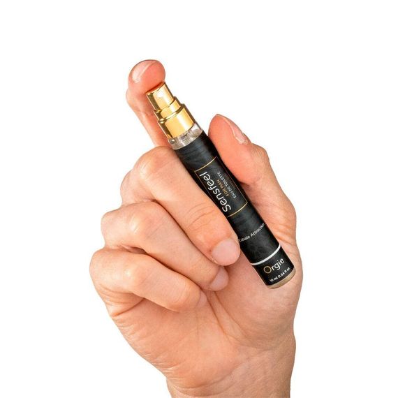 Мужские духи с феромонами Orgie – Sensfeel for Man Travel Size (10 мл), цитрусово-древесный аромат Sex Aura | Зображення 1