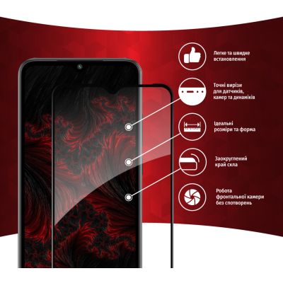 Стекло защитное Intaleo Full Glue Xiaomi Redmi A1 (1283126545337) | Зображення 1
