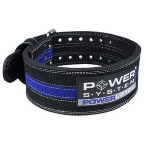 Атлетический пояс Power System Power Lifting PS-3800 Black/Blue Line M (PS-3800_M_Black_Blue) - Топ Продаж!