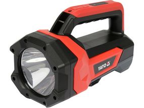 Ліхтар світлодіодний з ручкою 2в1 акумул. YATO Li-Ion 3.7В, 8 АГод, 9реж, 600/1000Lm, зарядний USB-C YT-08548