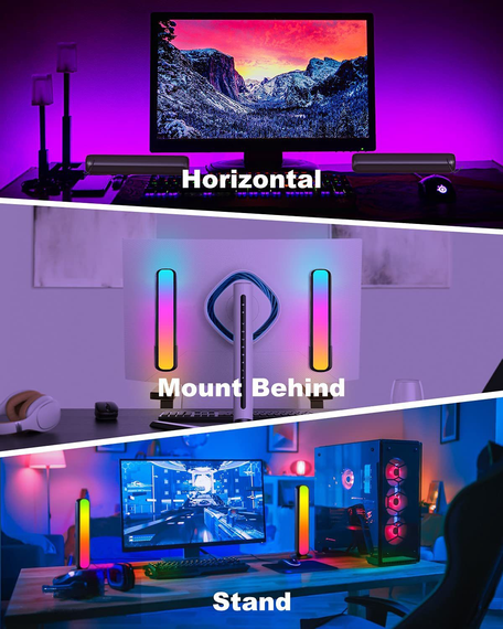 Світлодіодні трубки RGB з керуванням Bluetooth + пульт + WIFi, настільні 28 см (sv3104) | Зображення 2