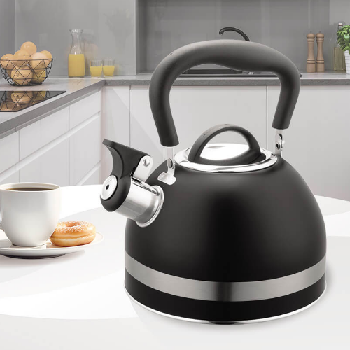Чайник 1,8л металевий MR-1336-BLACK Maestro | Зображення 3