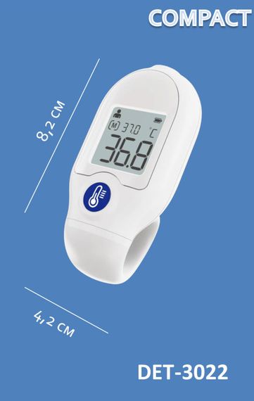 Инфракрасный бесконтактный термометр LONGEVITA DET-3022 Compact гарантия 1 год | Зображення 3