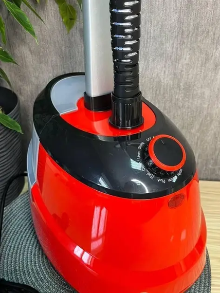 Вертикальний відпарювач для одягу Garment Steamer 2000W / Червона Парова праска для всіх видів тканини | Зображення 3