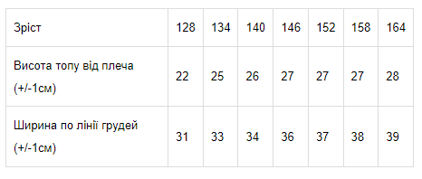 Топ для дівчинки | Зображення 3