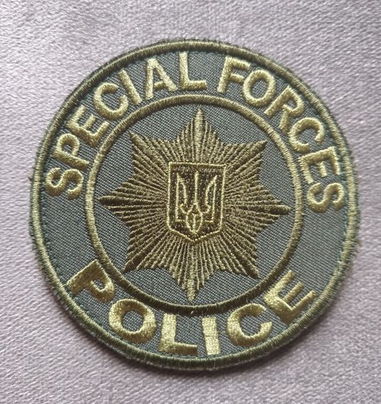 Шеврон POLICE SPECIAL FORCES (зеленый)
